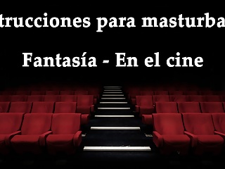 Joi - Masturbandote En El Cine, Fantasia En Espanol free video