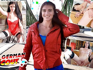 German Scout - Skinny Tall Teen Lana Lenani With Long Legs And Hair At Casting Fuck free video