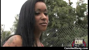 Ebony Cumslut Gets Multi Facial In Gangbang 11 free video