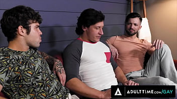 Adult Time - Bicurious Dalton Riley Lets Gay Best Friends Seduce Him Into Threesome! First Bareback free video