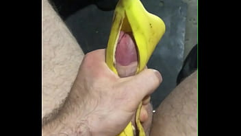 A Dangerous Criminal Is Fucking A Banana! Dirty Russian Talk! Moans! Verbal Humiliation free video