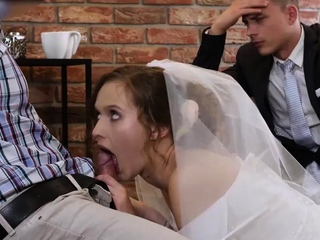 Hunt4K. Cute Teen Bride Gets Fucked For Cash In Front free video